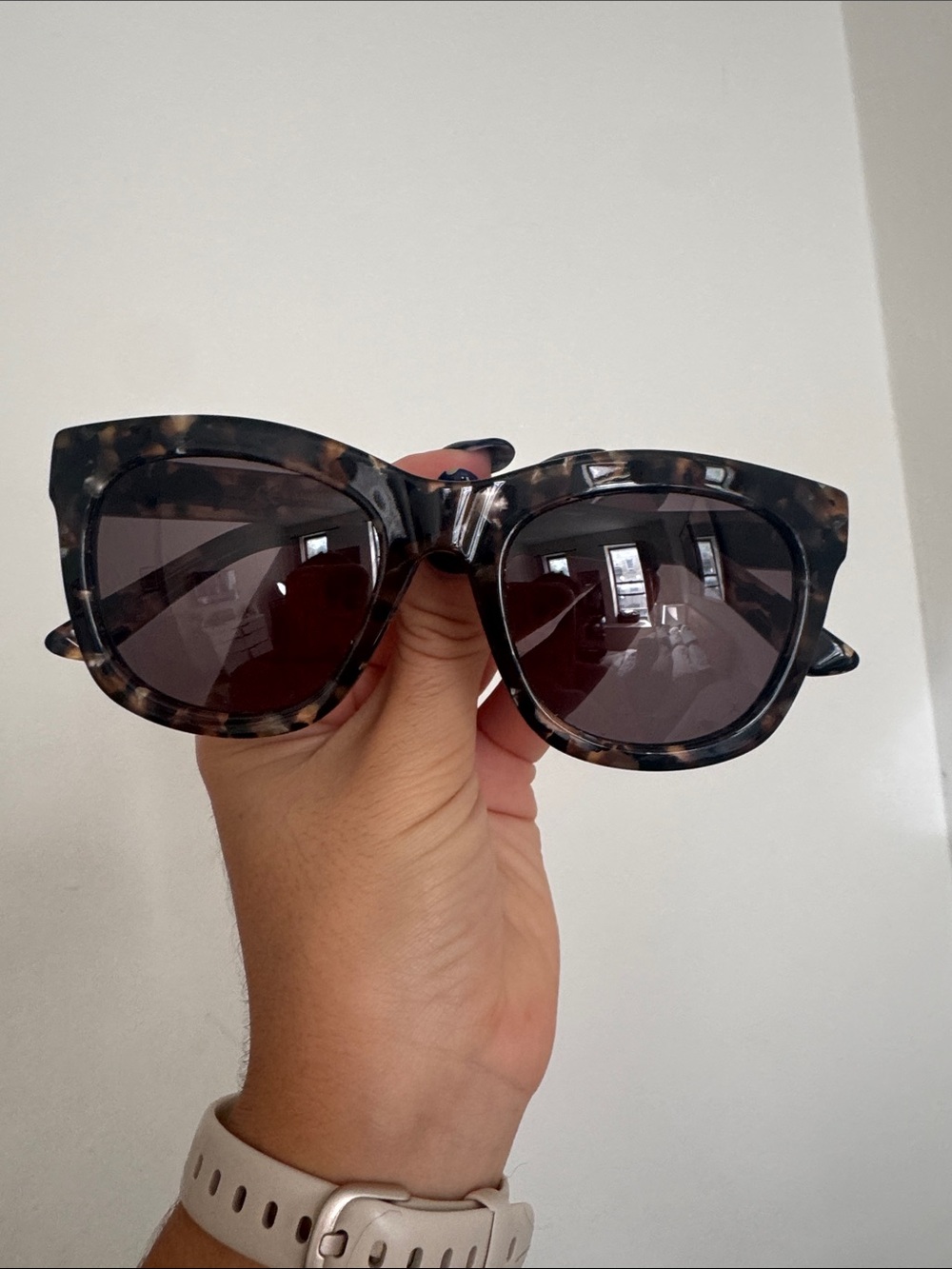 Tortoiseshell Cat-Eye Madewell Sunglasses (Beige/Black Tortoise)